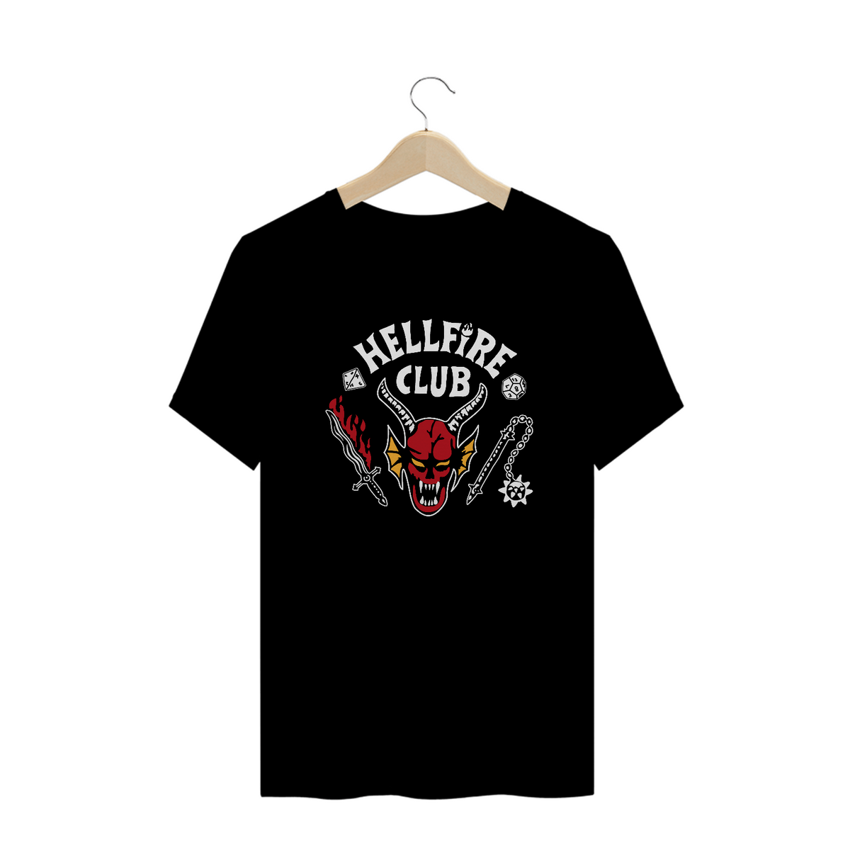 Nome do produto: camiseta hellfire club - stranger things