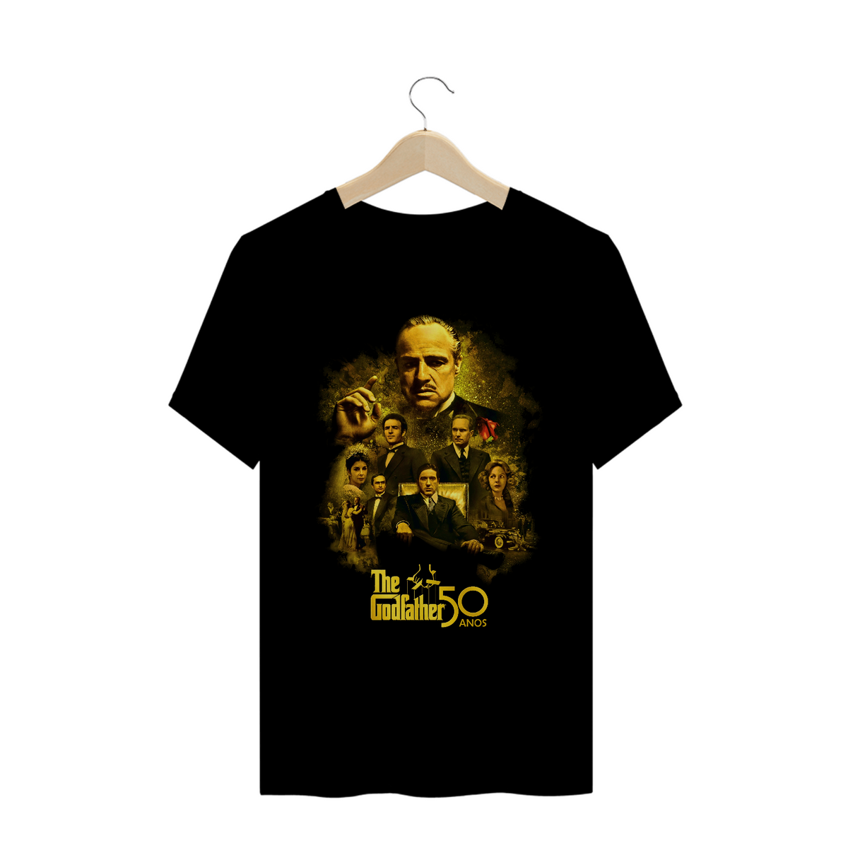 Nome do produto: camiseta godfather 50 anos