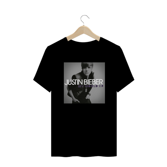 camiseta justin bieber - my world 2.0