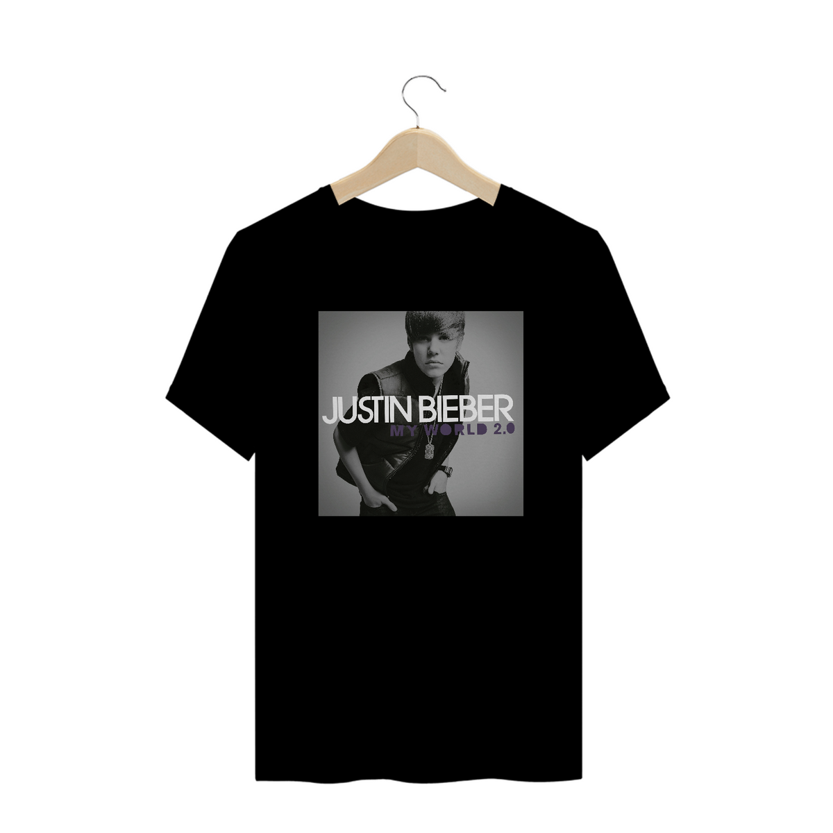 Nome do produto: camiseta justin bieber - my world 2.0