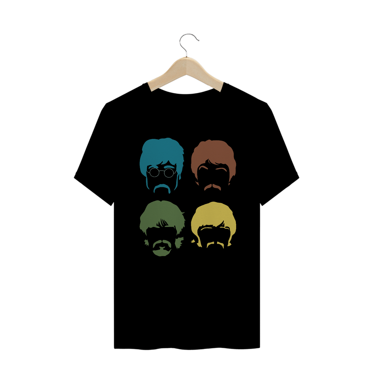 Nome do produto: camiseta the beatles - faces