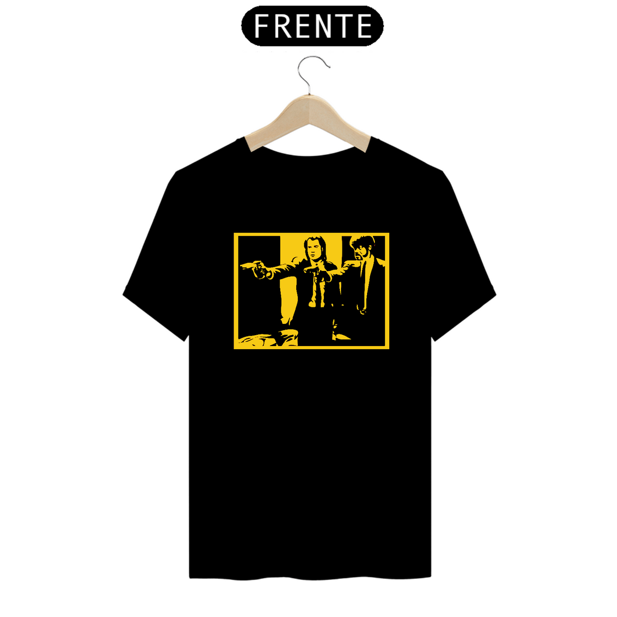 Nome do produto: camiseta pulp fiction - yellow