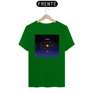 Nome do produtocamiseta coldplay - music spheres colors