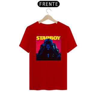 Nome do produtocamiseta the weeknd - starboy - vermelha