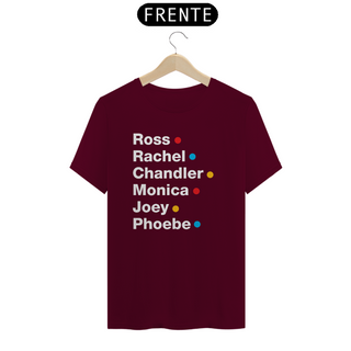 Nome do produtocamiseta friends - nomes - escura