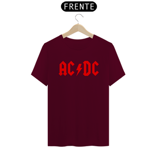 Nome do produtocamiseta acdc - logo vermelho