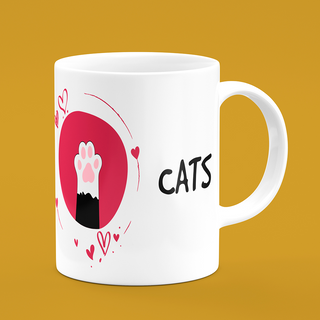 Nome do produtoCANECA LOVE CATS