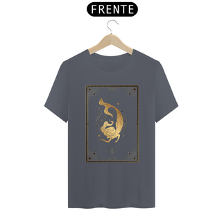 Nome do produtoT-Shirt Quality - Signo Dourado - Peixes