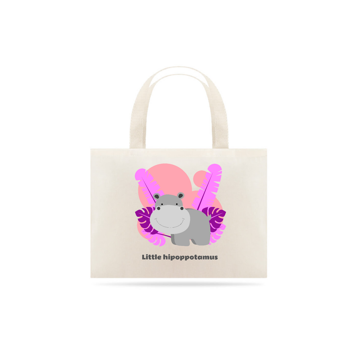 Nome do produto: Eco Bag Grande - Little Hipoppotamus