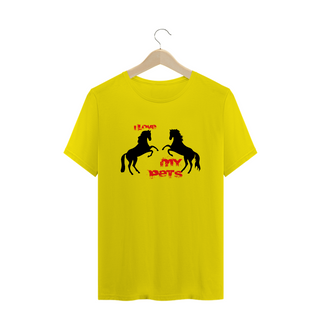 Nome do produtoT-Shirt Quality - I Love Pet - Cavalos