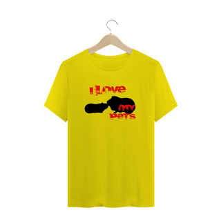 Nome do produtoT-Shirt Quality -  I Love My Pet - Porquinhos da Índia