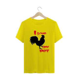 Nome do produto T-Shirt Quality - I Love My Pet - Senhor Galo