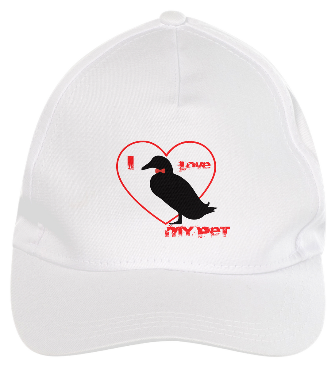 Nome do produto: Boné - I Love My Pet - Senhor Pato