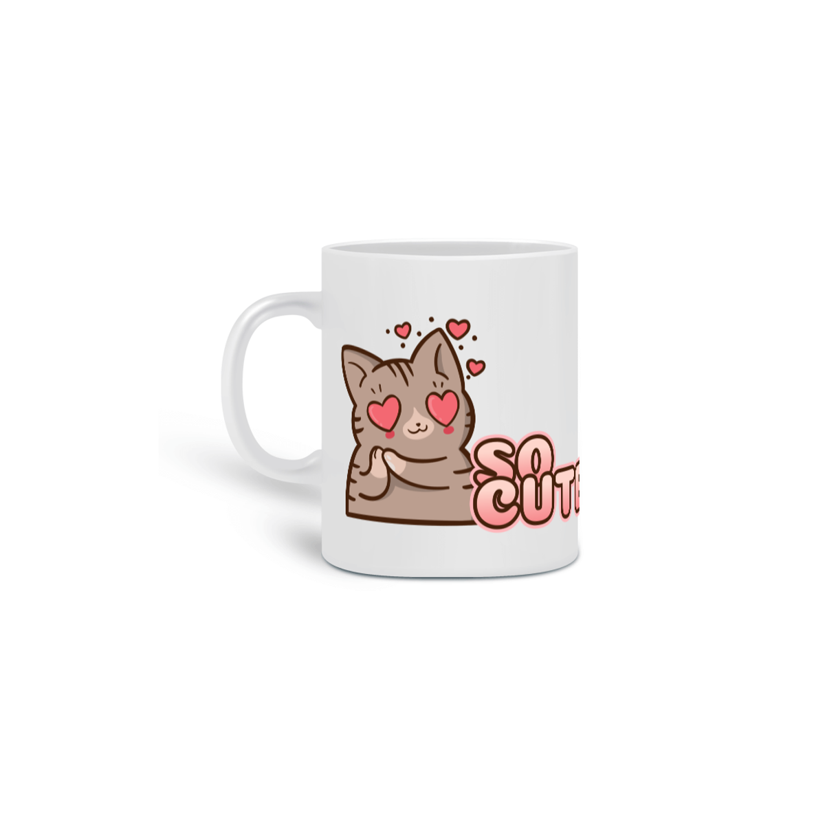 Nome do produto: Caneca - So Cute - Cat