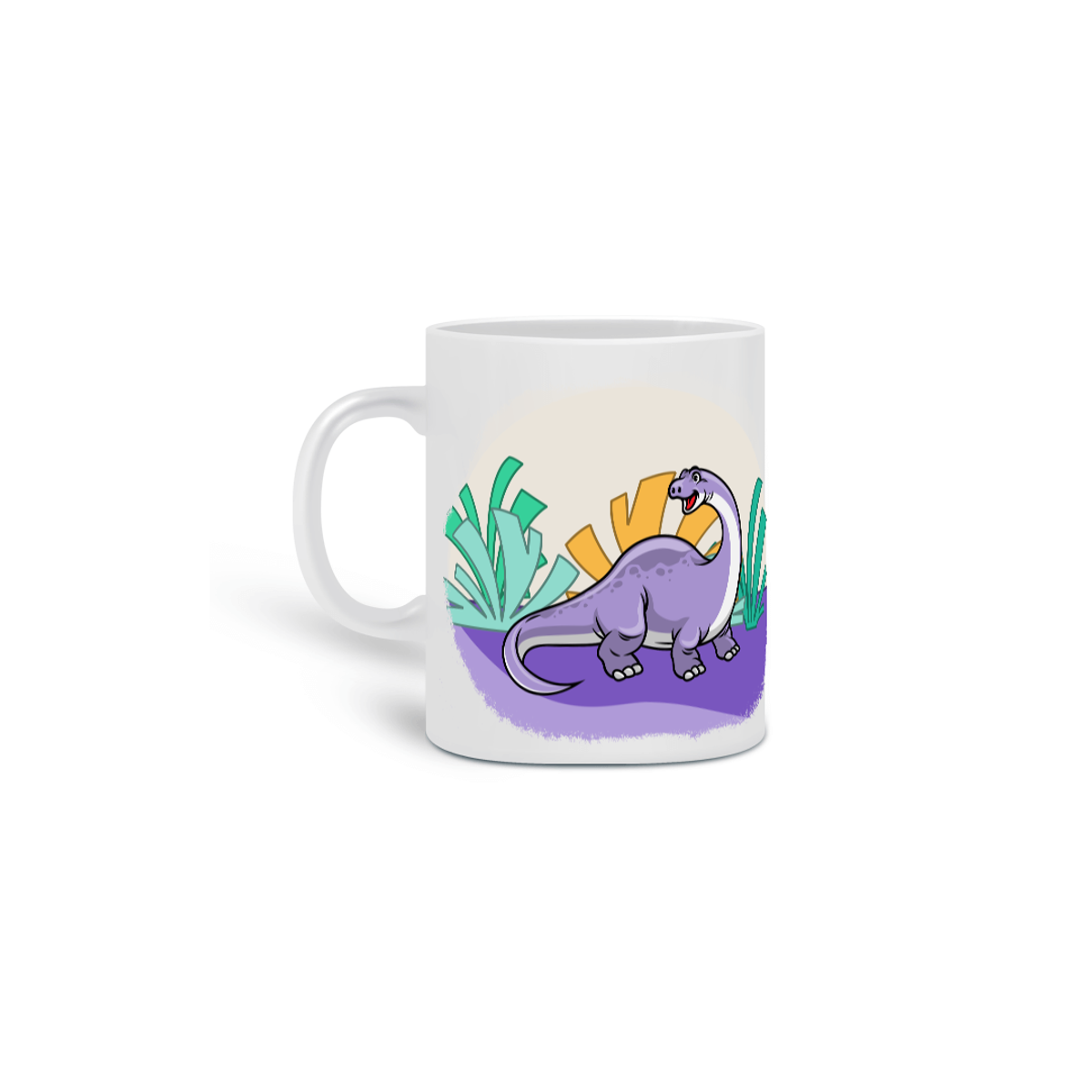 Nome do produto: Caneca - Dinofofos - Braquiossauro