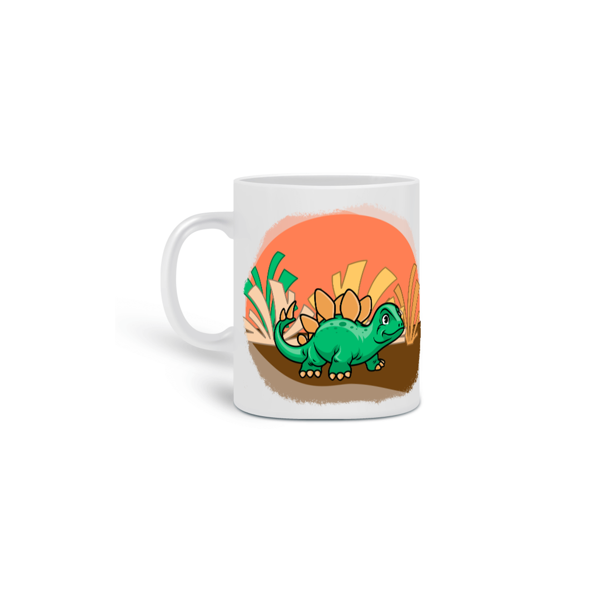 Nome do produto: Caneca - Dinofofos - Estegossauro