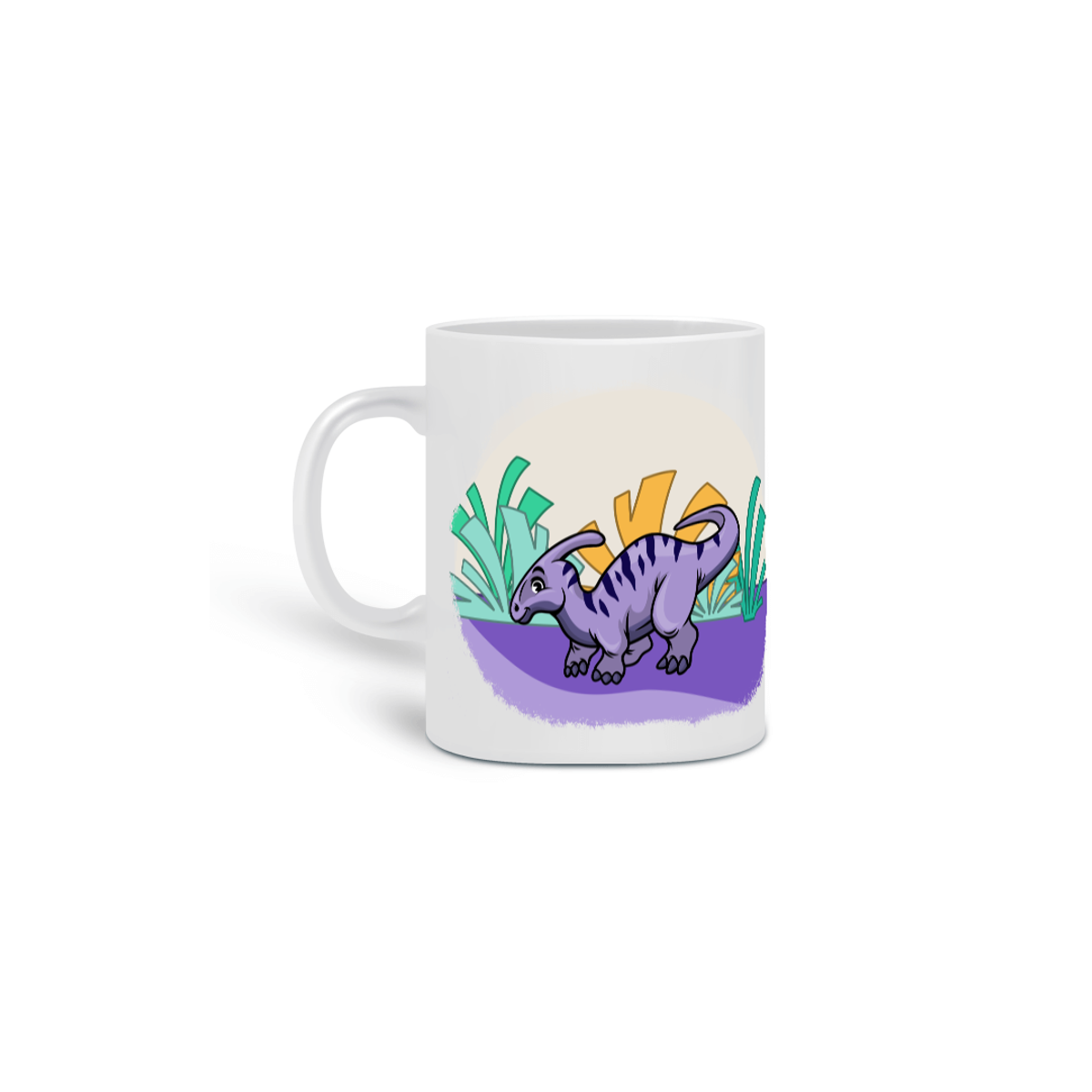 Nome do produto: Caneca - Dinofofos - Parassaurolofo Roxo