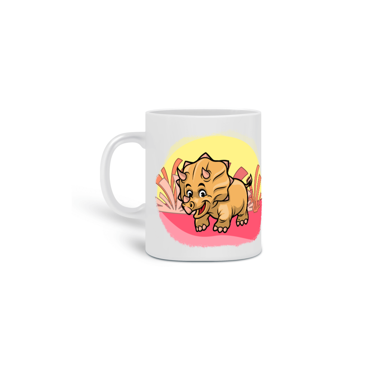 Nome do produto: Caneca - Dinofofos - Triceratops