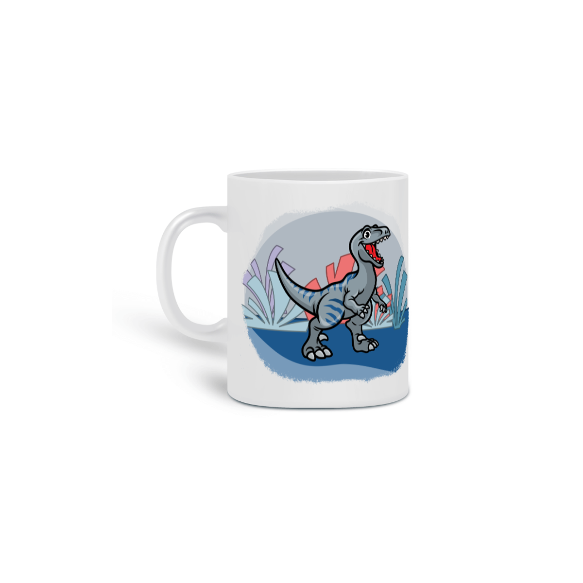 Nome do produto: Caneca - Dinofofos - Velociraptor