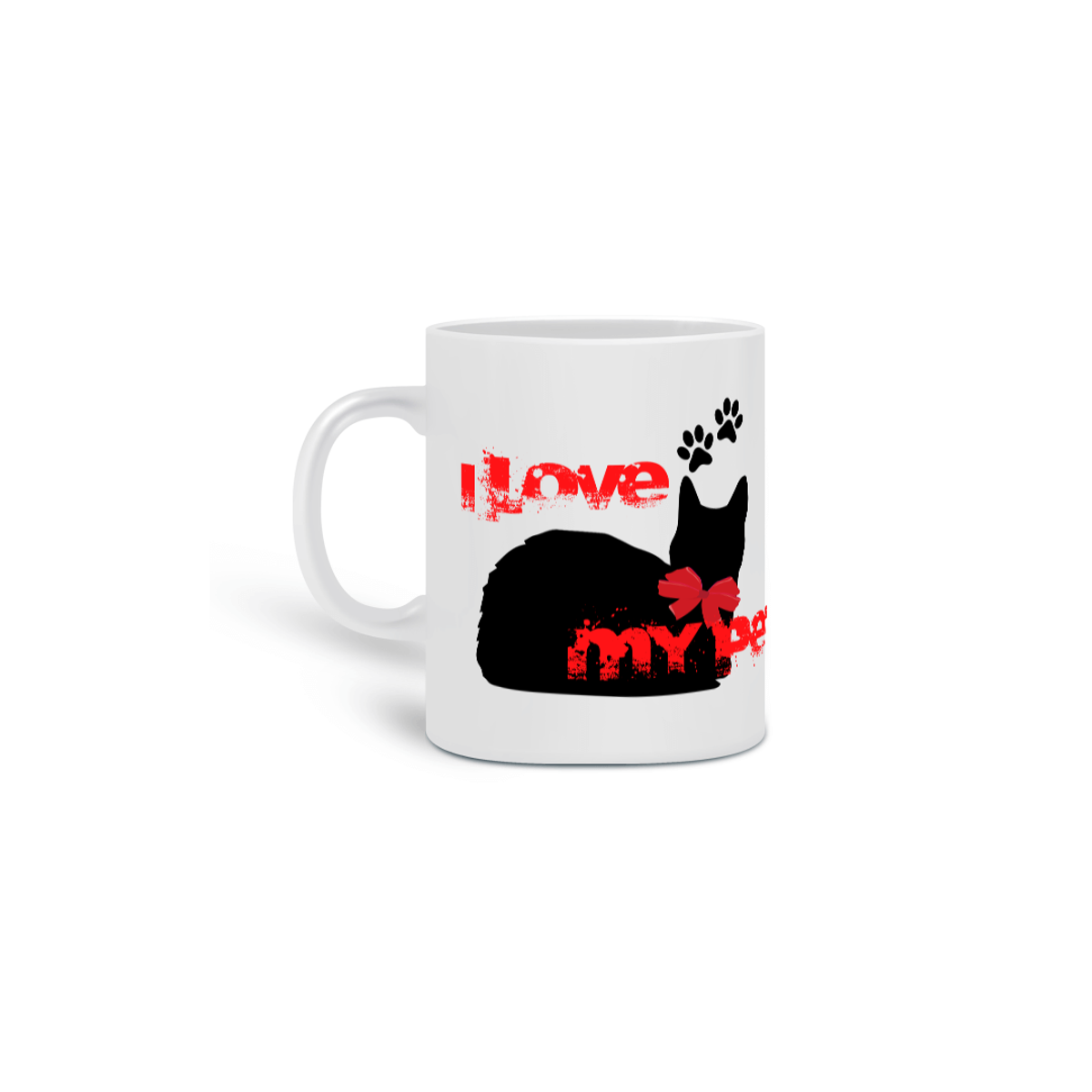 Nome do produto: Caneca - I Love Pet - Cat Style 