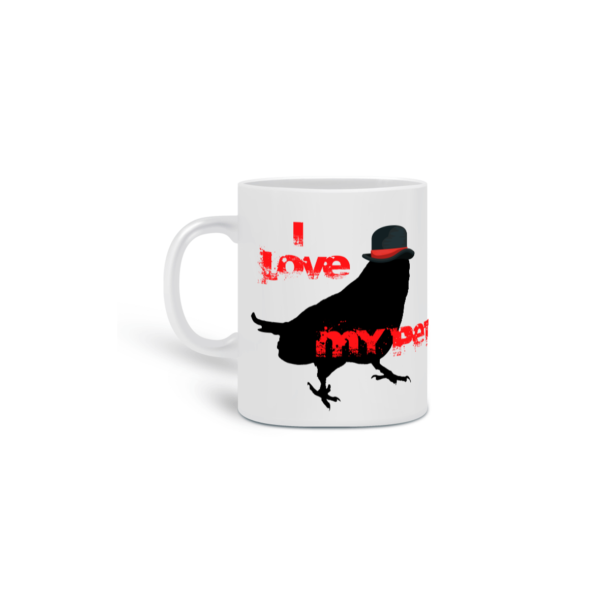 Nome do produto: Caneca - I Love Pet - Periquito Australiano