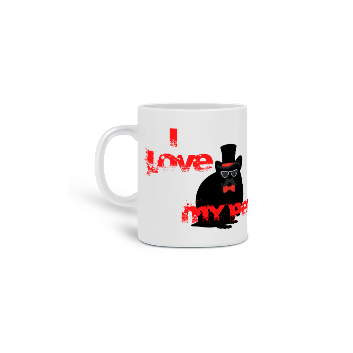 Nome do produto: Caneca - I Love Pet - Sr. Hamster