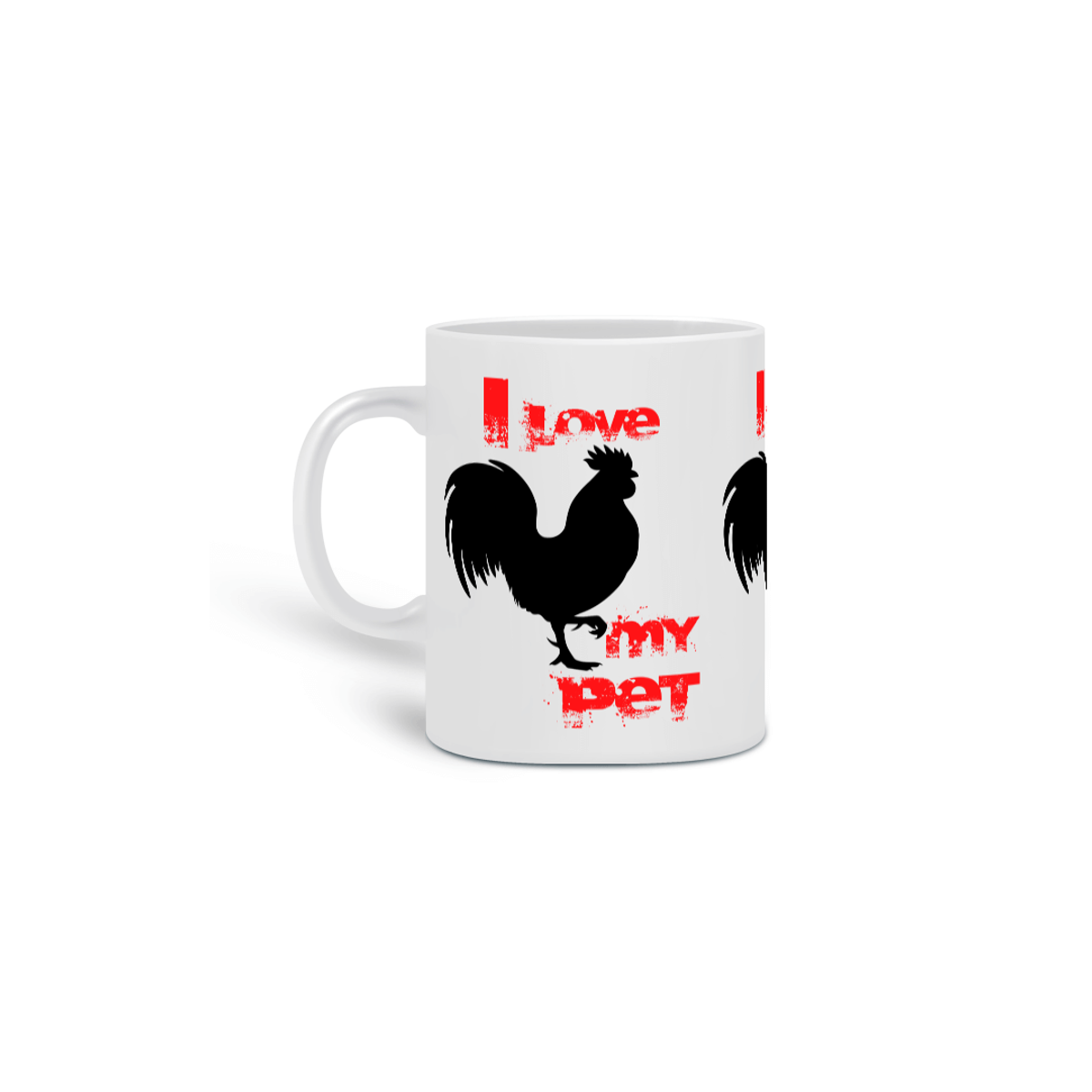 Nome do produto: Caneca - I Love My Pet - Senhor Galo