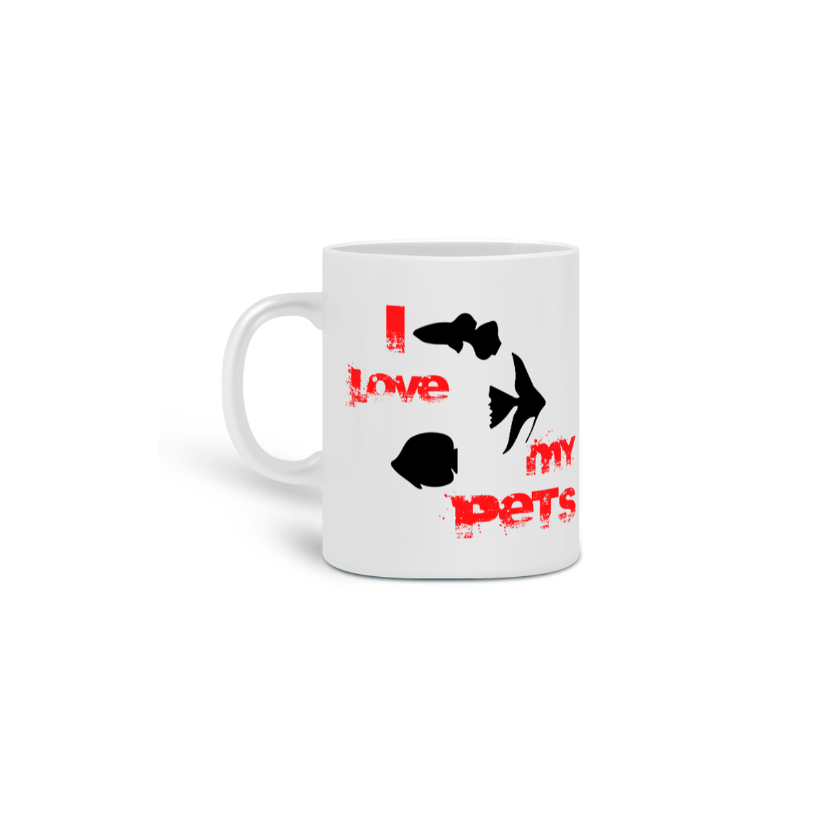 Nome do produto: Caneca - I Love My Pet - Peixinhos