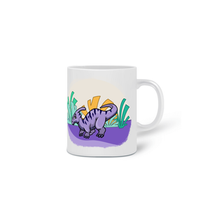 Nome do produtoCaneca - Dinofofos - Parassaurolofo Roxo