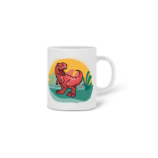 Nome do produtoCaneca - Dinofofos - Tiranossauro Vermelho