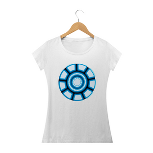 Nome do produtoCamiseta Feminina Reator Arc Iron Man