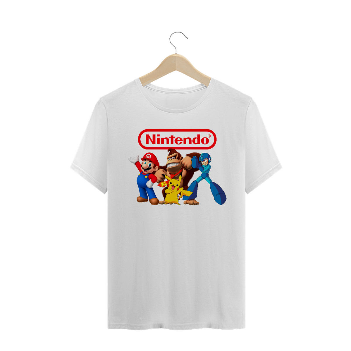 Nome do produto: Camiseta Masculina Nintendo Personalizada