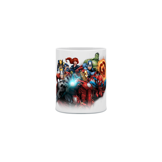 Caneca Heróis Marvel Comics