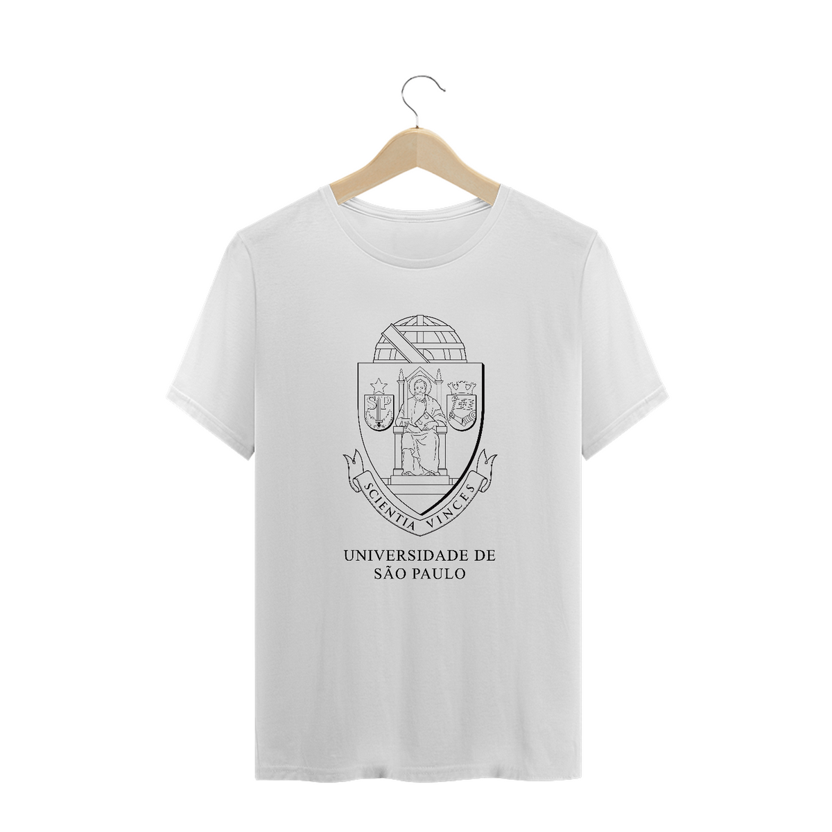 Nome do produto: Camiseta USP Tradicional White