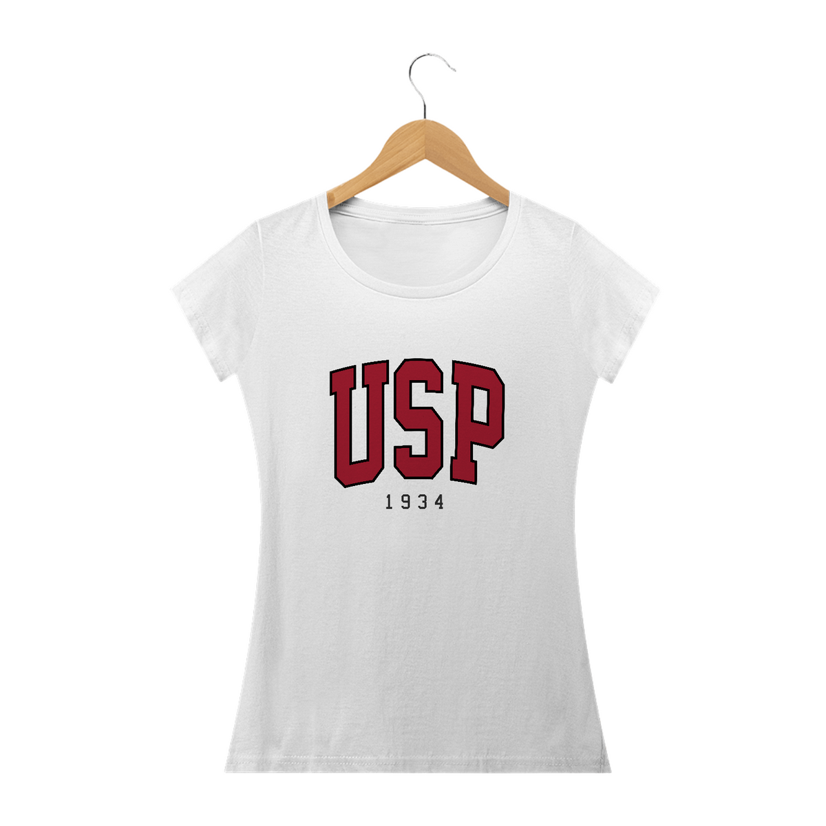 Nome do produto: Baby Look USP 1934 White