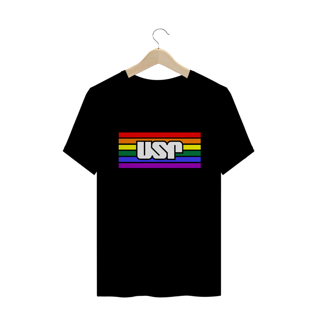 Nome do produto: Camiseta USP Pride Black