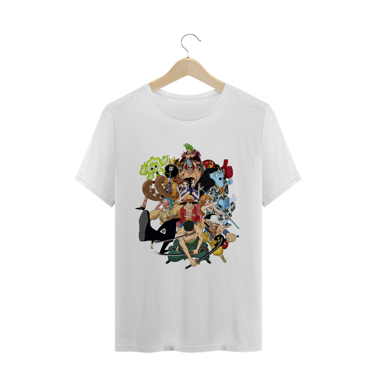 Nome do produto: CAMISETA ONE PIECE PERSONAGENS