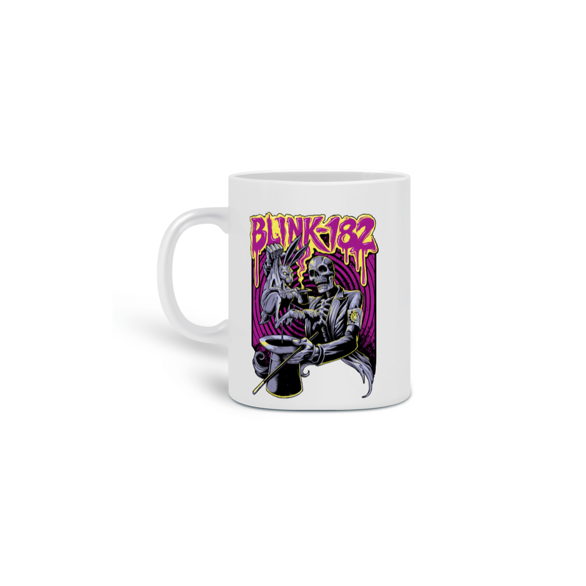 Nome do produto: CANECA BLINK 182 CAVEIRA MÁGICO