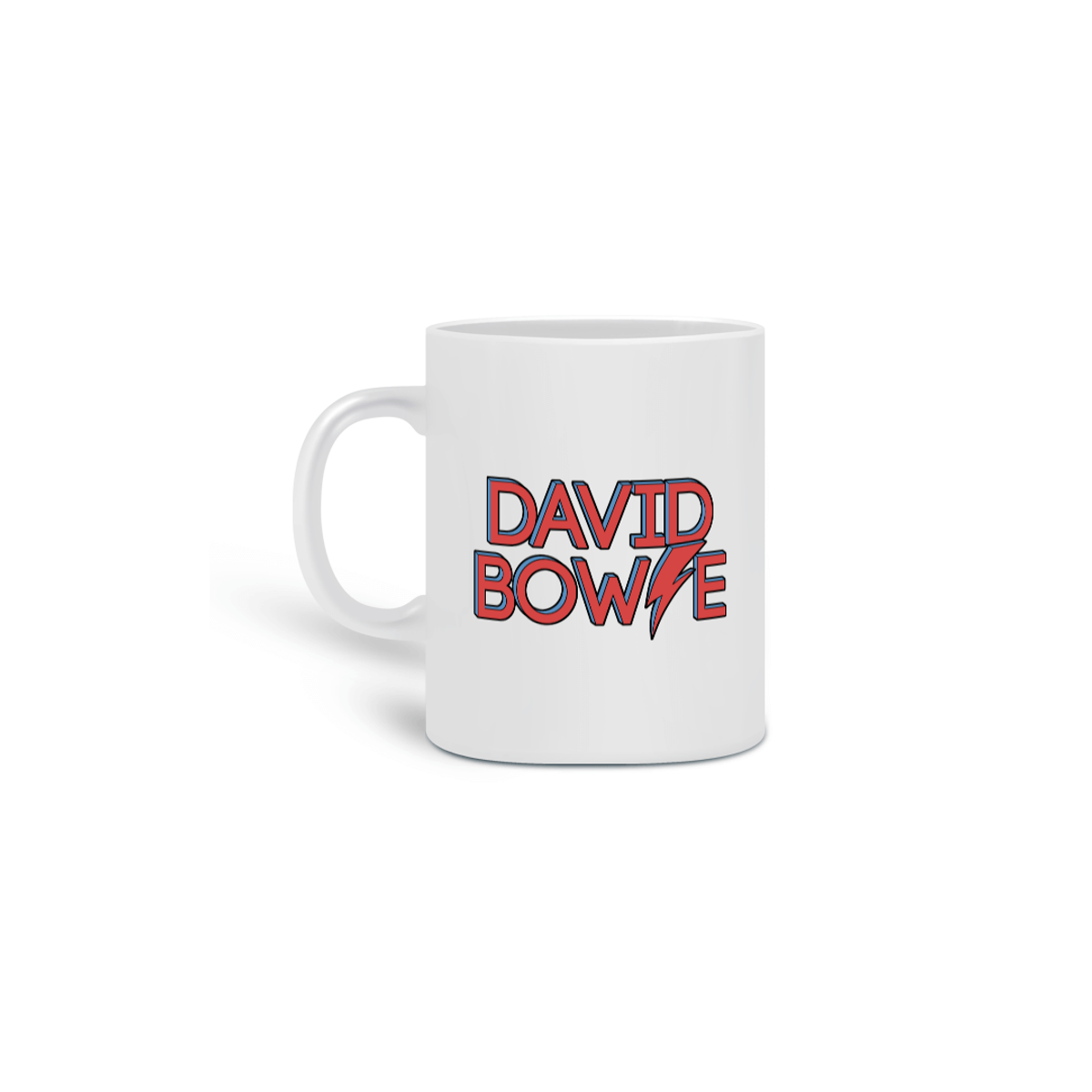 Nome do produto: CANECA DAVID BOWIE SILHUETA