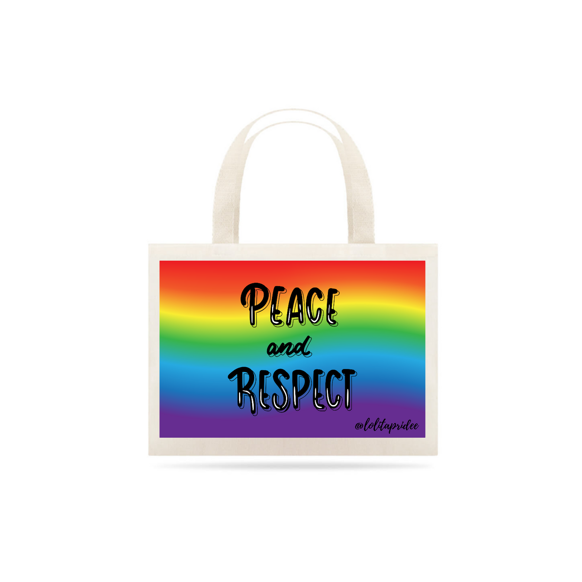 Nome do produto: Eco Bag Peace and Respect
