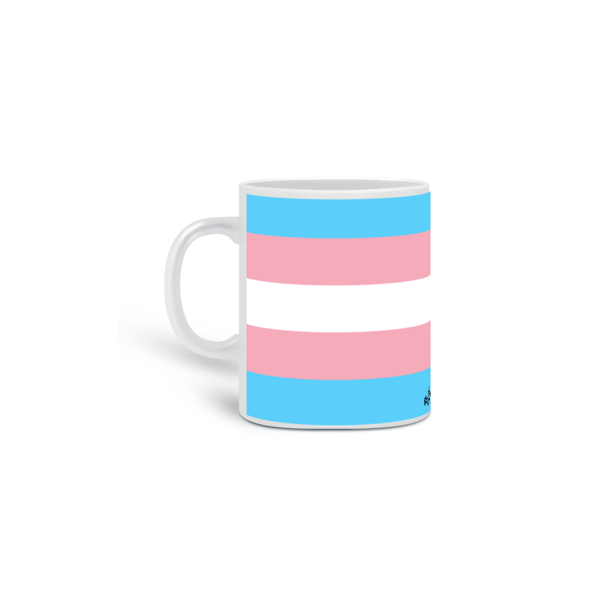 Nome do produto: Caneca Bandeira Trans