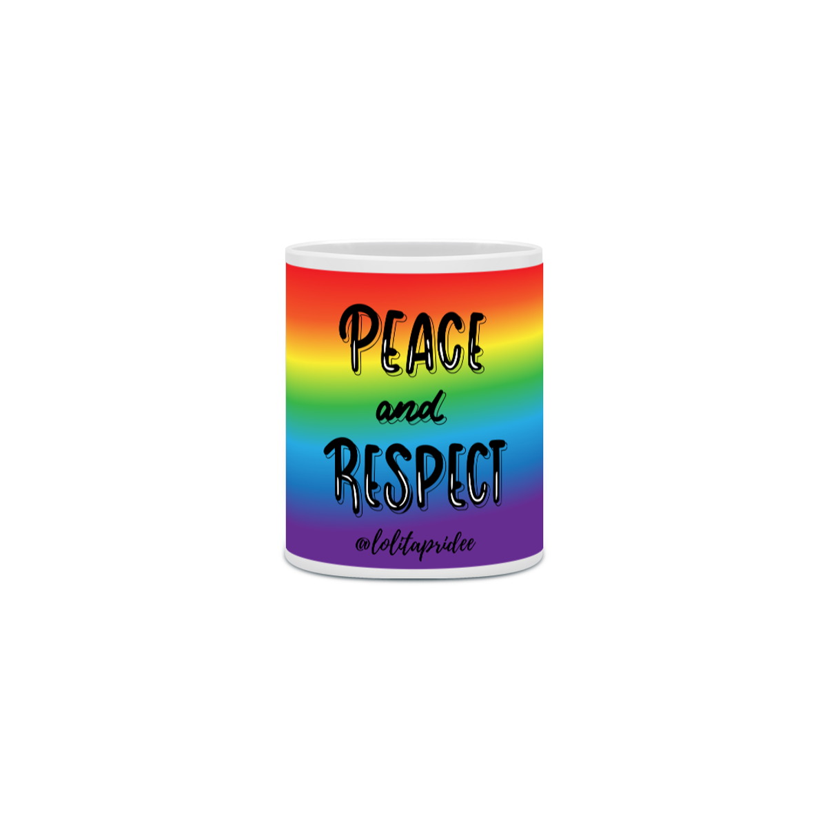 Nome do produto: Caneca Peace and Respect