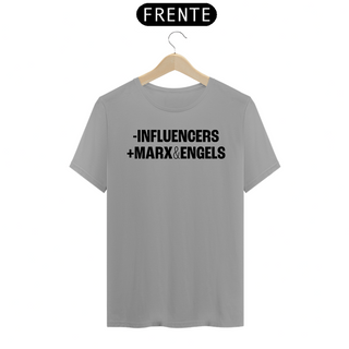 Nome do produtoT-shirt -INFLUENCERS +MARX&ENGELS #1