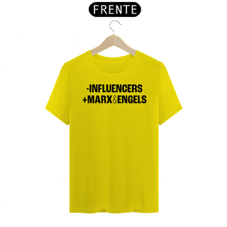 Nome do produtoT-shirt -INFLUENCERS +MARX&ENGELS #1