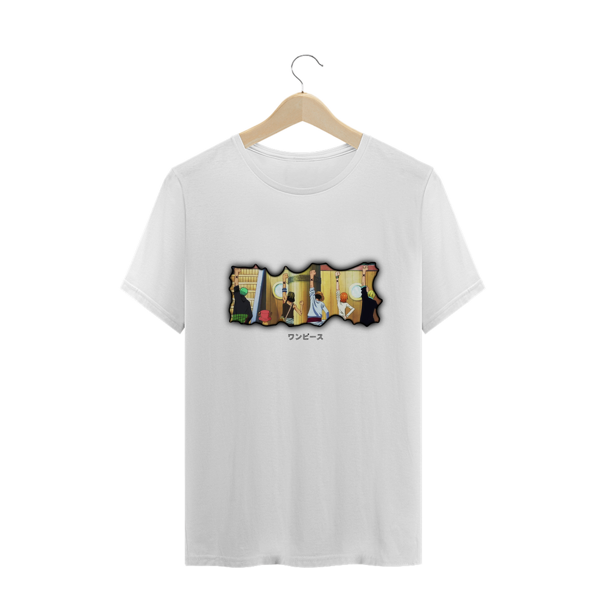 Nome do produto: T-shirt One Piece - Companheiros (brilho escuro)