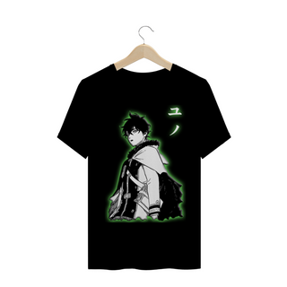 T-shirt Black clover - Yuno (fonte clara)