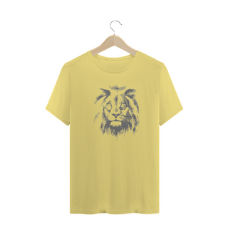 Camisa T-Shirt Estonada - Leão Amarelo