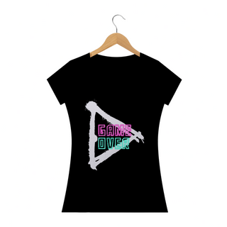 Camisa T-Shirt Feminina - Game Over Triangulo