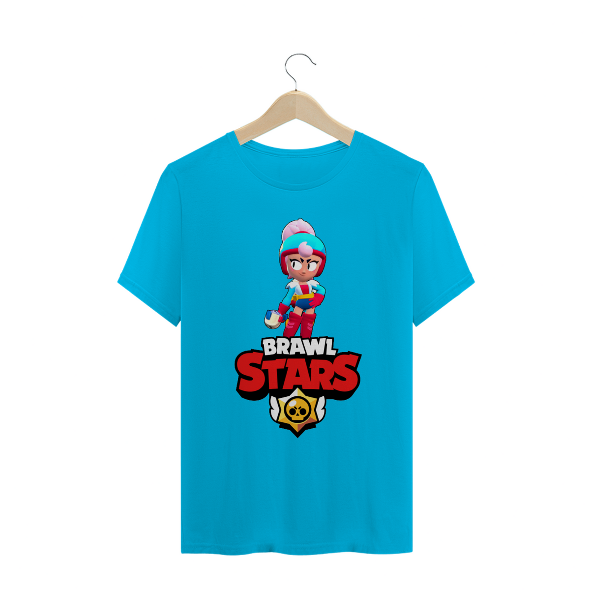 Nome do produto: Camisa Gamer Mobile - BRAWL STARS JANET 