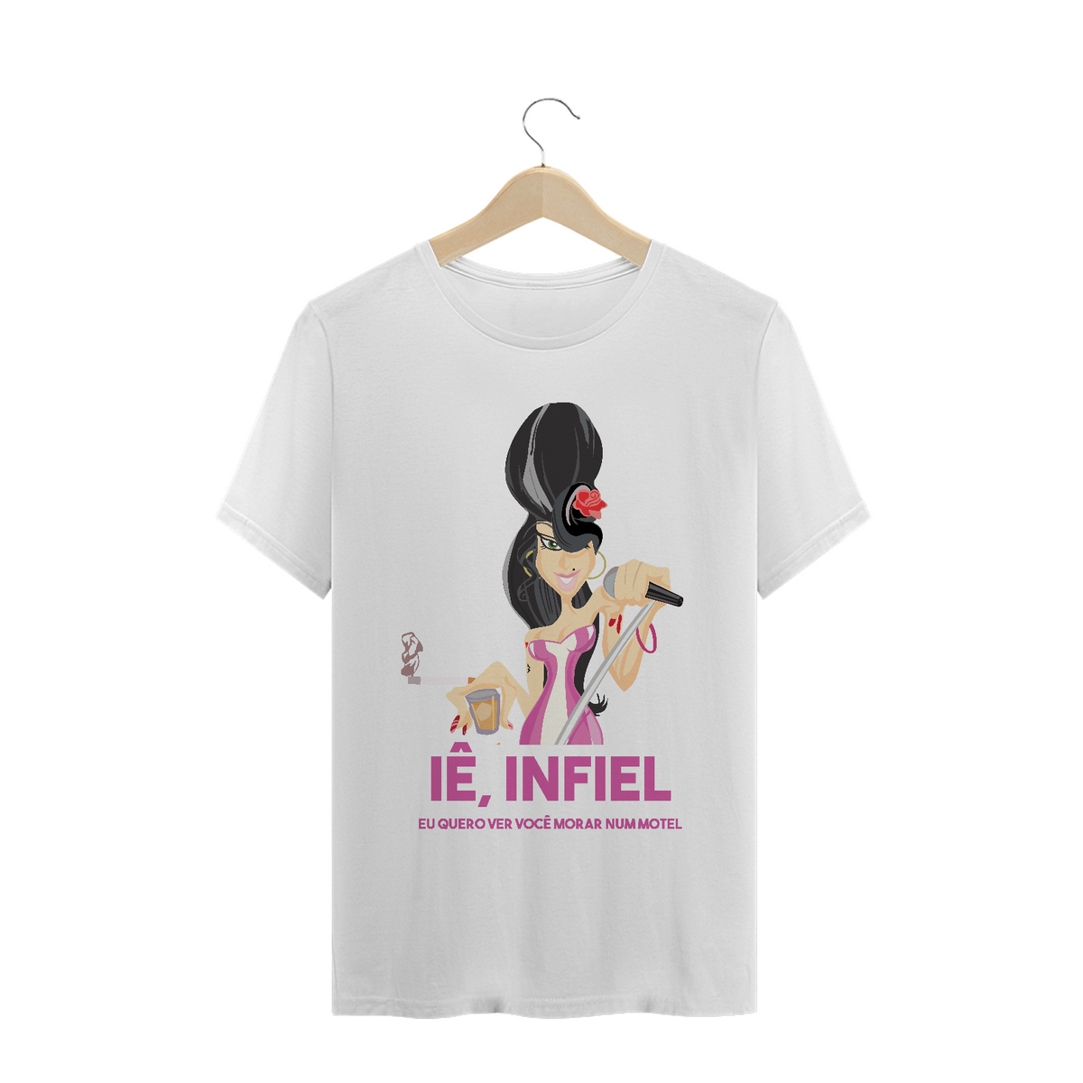 Nome do produto: CAMISETA - AMY Whinehouse - INFIEL